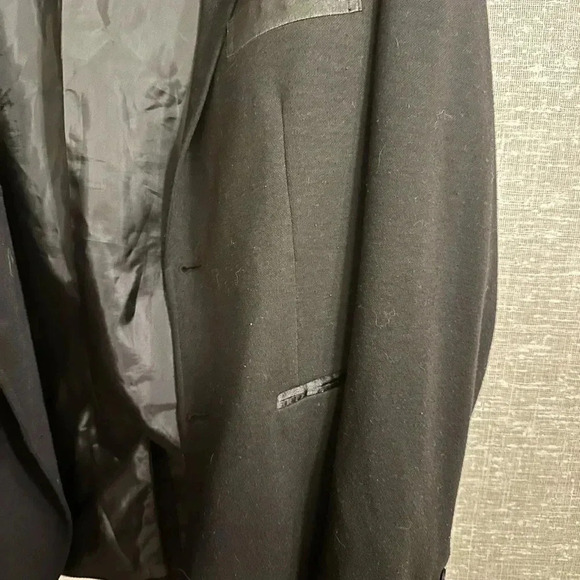 American Rags Button Up Blazer Black Size Large - Picture 4 of 8